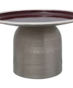 Taartschaal Art Deco 225 zilver/paars