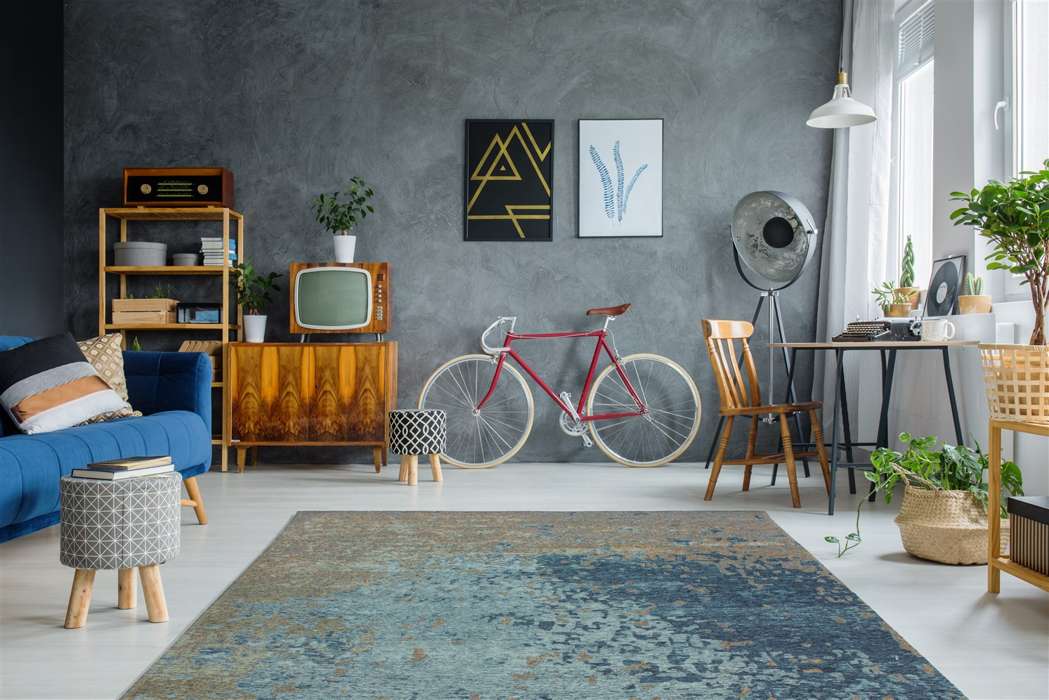 Blaze 100 multi/blauw 115x170cm - Afbeelding 2