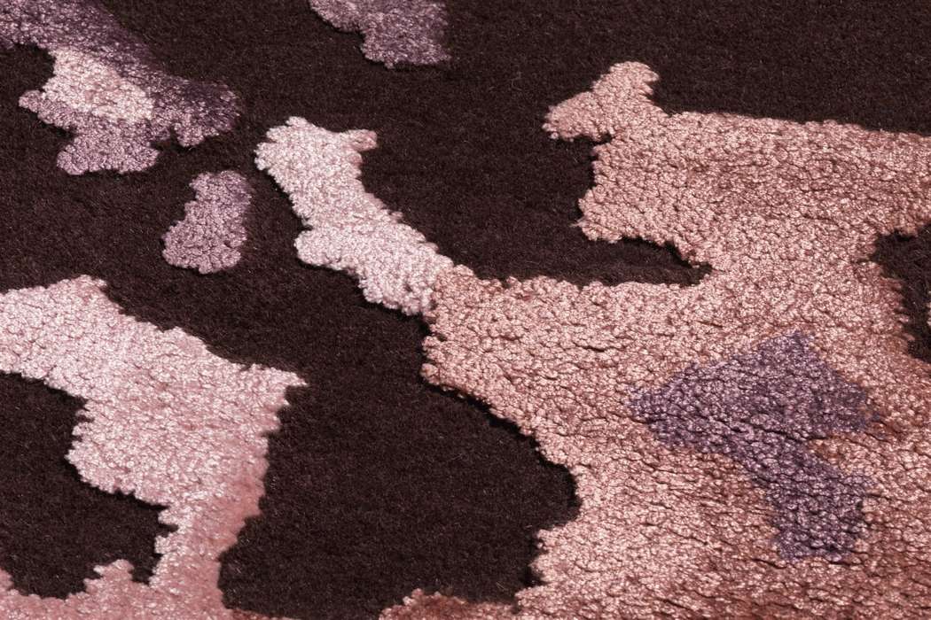 Diamond 8051 donker grijs /roze 120x180cm - Afbeelding 3