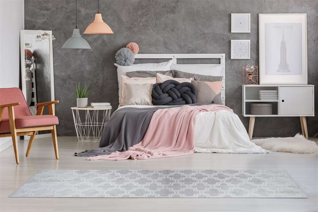 Monroe 100 grijs/blauw 200x290cm - Afbeelding 4