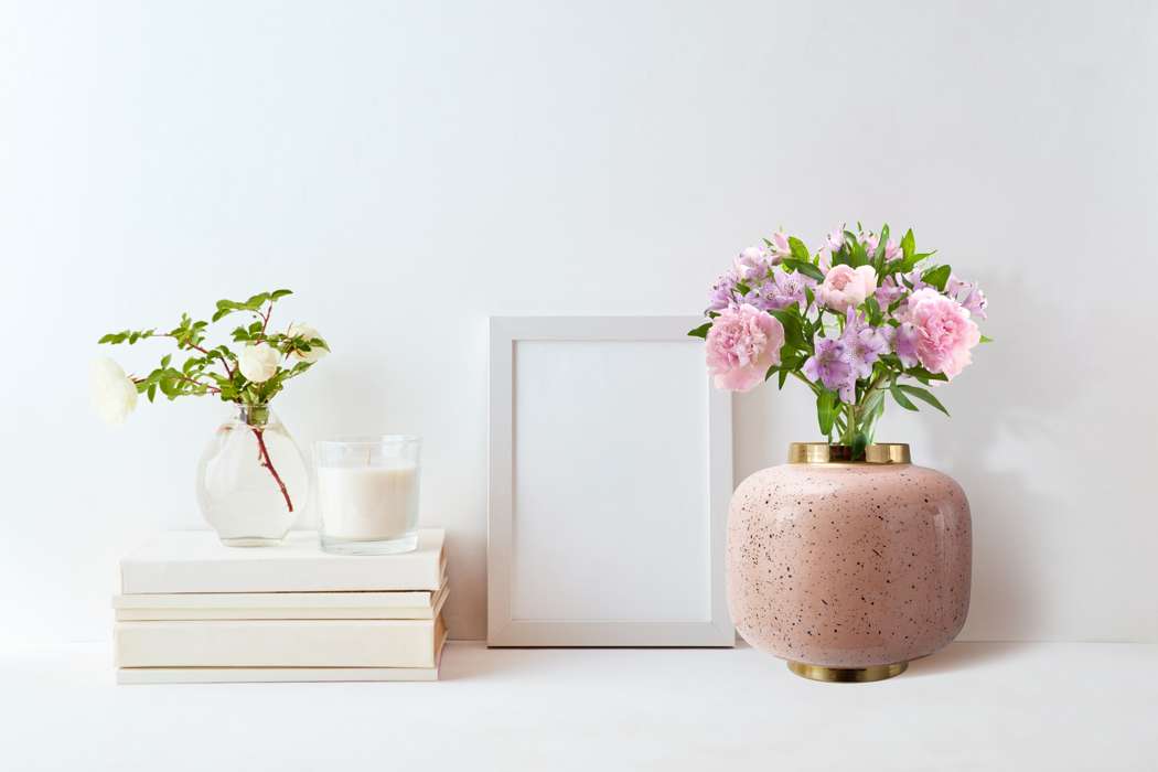 Vaas Art Deco 325 roze - Afbeelding 2