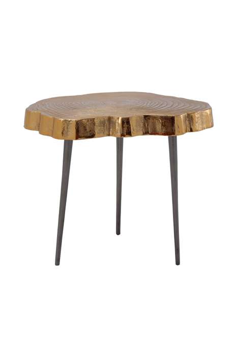 Sidetable Wood Art 125 goud