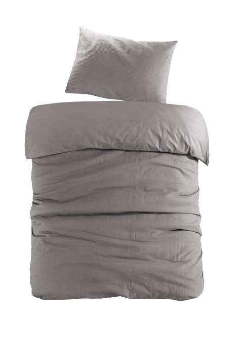 Bed linen Carla 100-GB Anthracite 140cm x 200cm / 50cm x 75cm