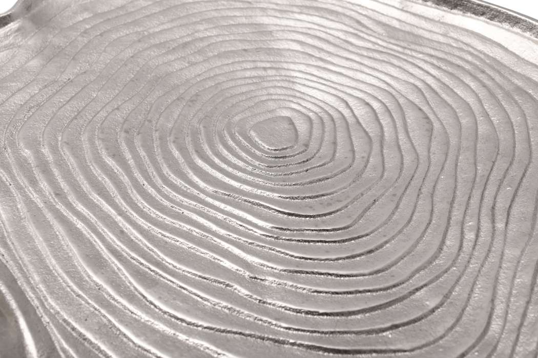 Deco Schaal Wood Art 225 zilver - Afbeelding 3