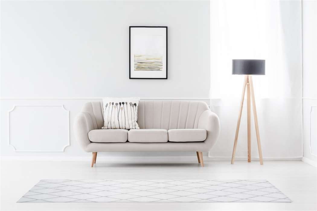 Vivica 225 wit/grijsblauw 80x250cm - Afbeelding 2
