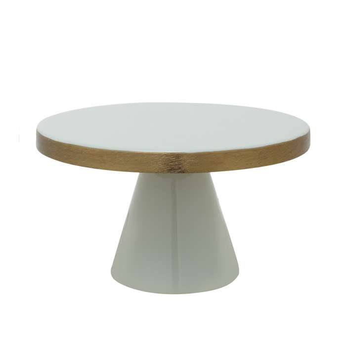 Taartschaal Art Deco 2045 mint/goud