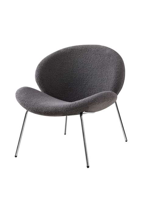 Chair Jaden 125 set of 2 gray / silver