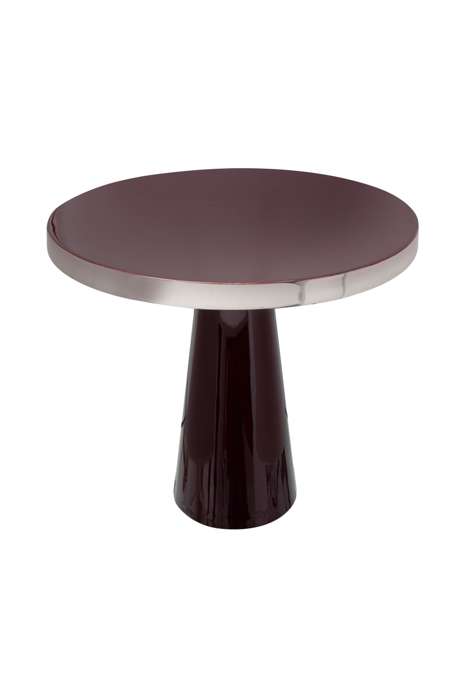 Side table Art Deco 625 berry / silver - Afbeelding 2