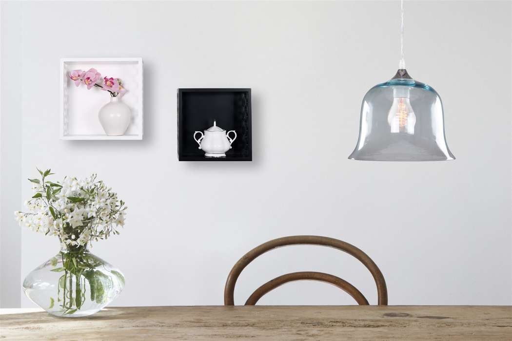 Wandschappen set v 2 Missouri 210 wit en zwart - Afbeelding 2
