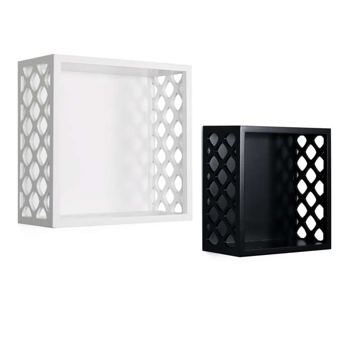 Wandschappen set v 2 Missouri 210 wit en zwart