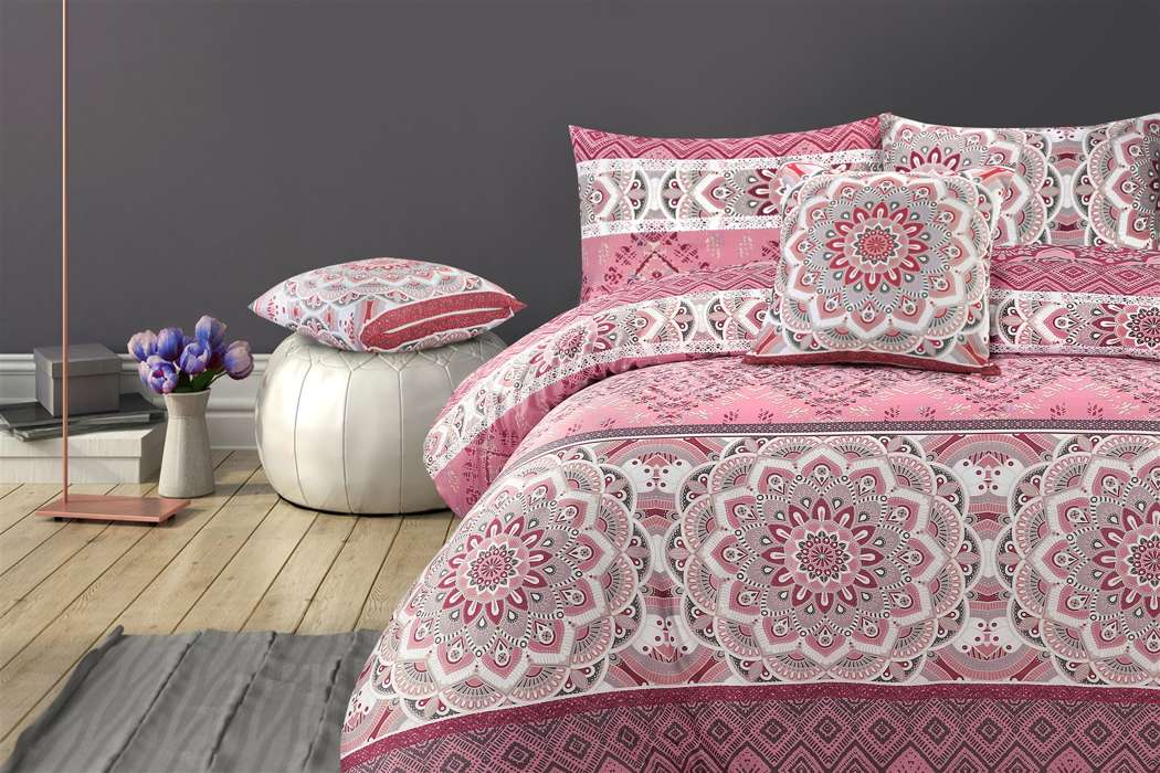 Dekbed Alegra 125-NL multi / roze 140cm x 240cm - Afbeelding 2