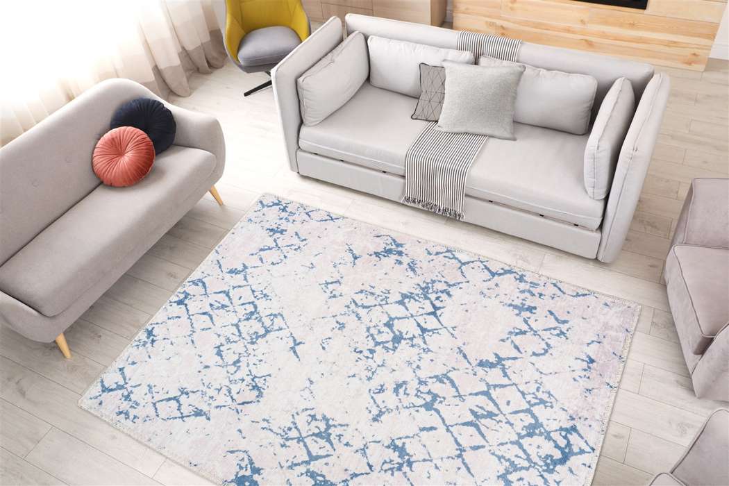 Peron 400 wit/blauw 200x290cm - Afbeelding 3