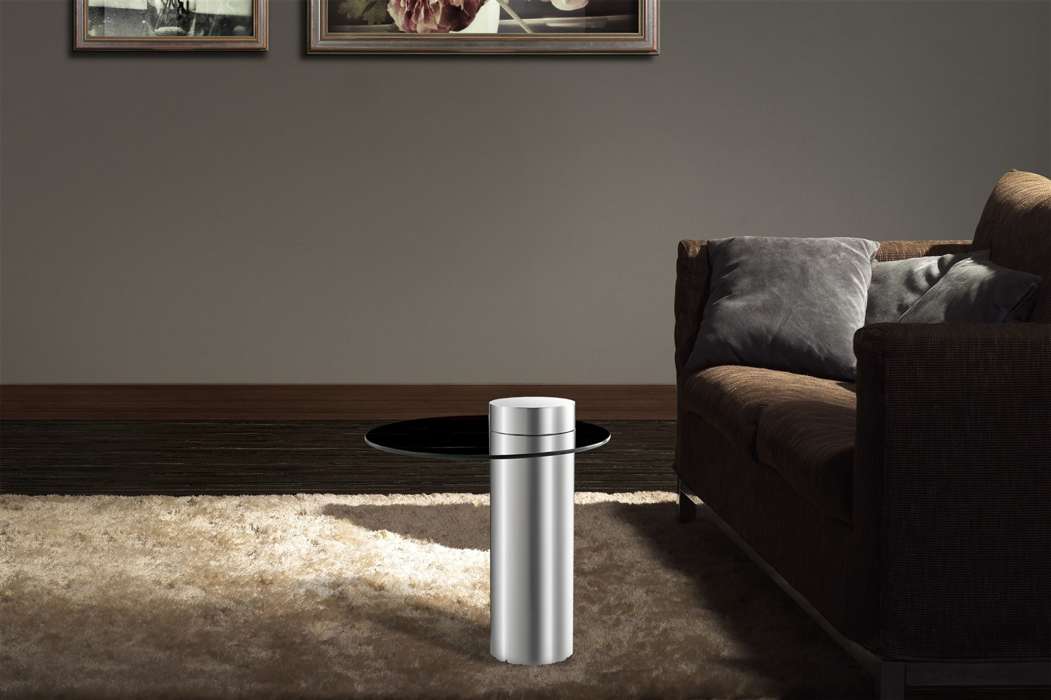 Side table Ontario 125 silver / gray - Afbeelding 3