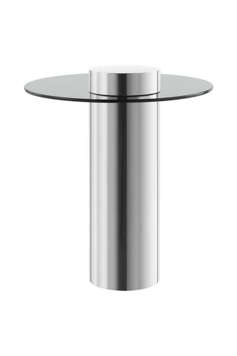 Side table Ontario 125 silver / gray - Afbeelding 2