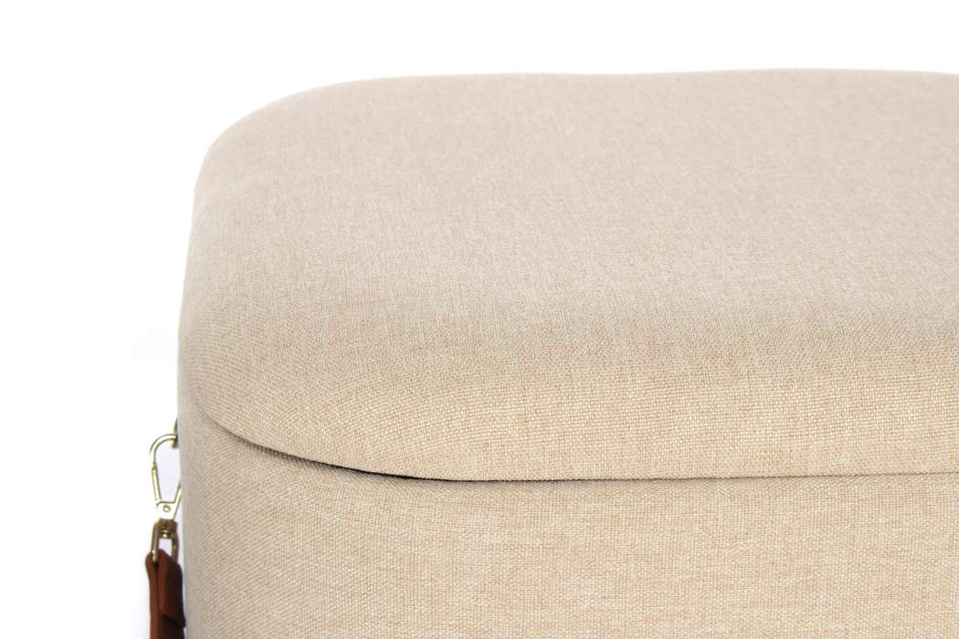 Hocker Arabella 225 set van 2 Beige / bruin - Afbeelding 3