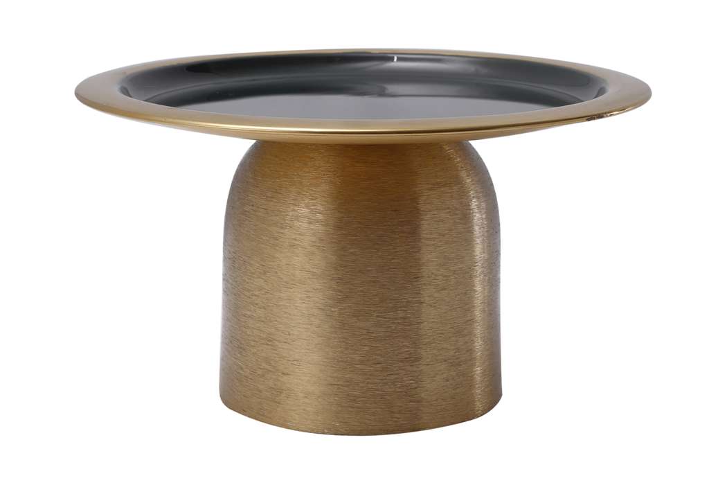 Taartschaal Art Deco 225 goud/groen
