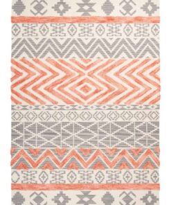 Ethnie 100 grey/apricot 200x290cm