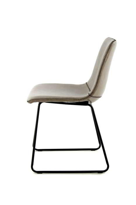 Chair Caila 110 set of 2 gray - Afbeelding 2