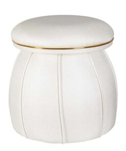Alternative view of Stool Corin 145 Ivory / Gold