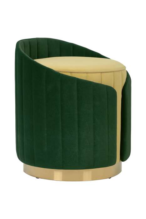 Stool Corvin 125 Curry / Green - Afbeelding 2