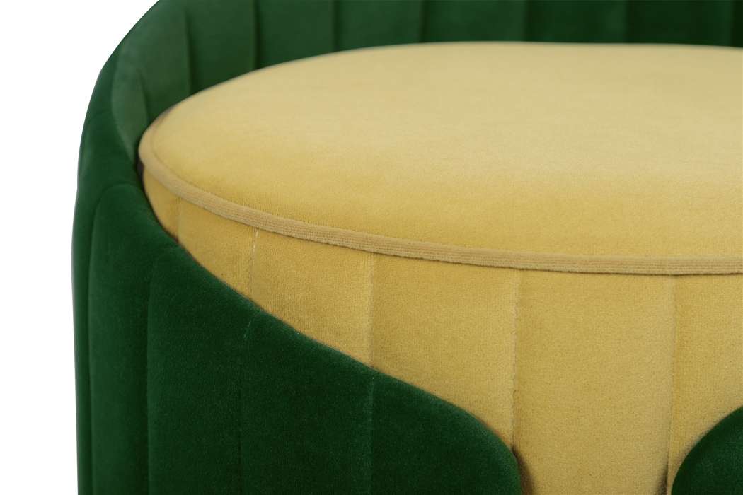 Stool Corvin 125 Curry / Green - Afbeelding 4
