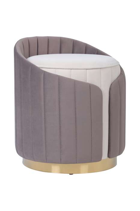 Stool Corvin 125 Ivory / Taupe