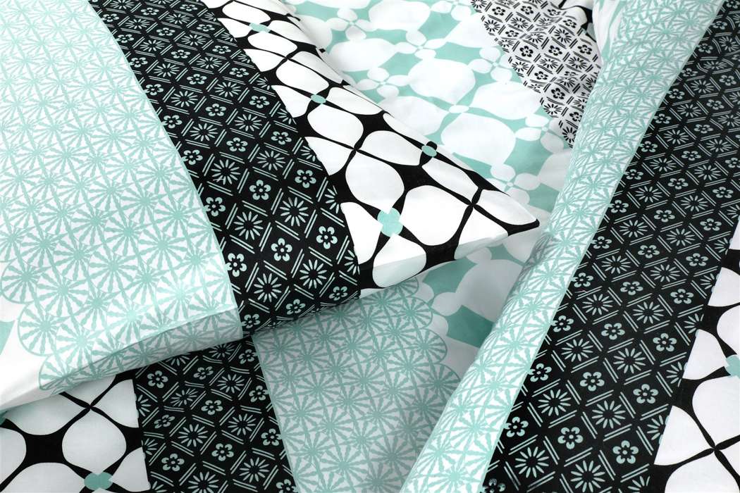 Bed linen Gisele 100-DE Multi / Green 135cm x 200cm / 80cm x 80cm - Afbeelding 3