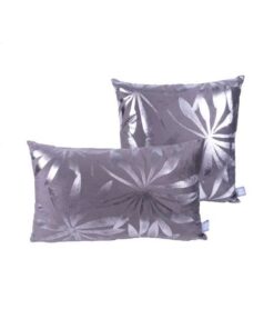 Decorative cushion Prisma 425 set of 2 graphite / silver