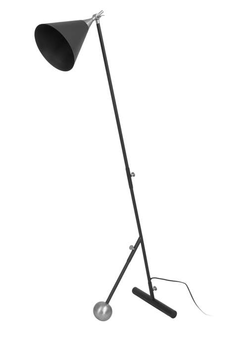 Vloerlamp Celeste 225 zwart/zilver