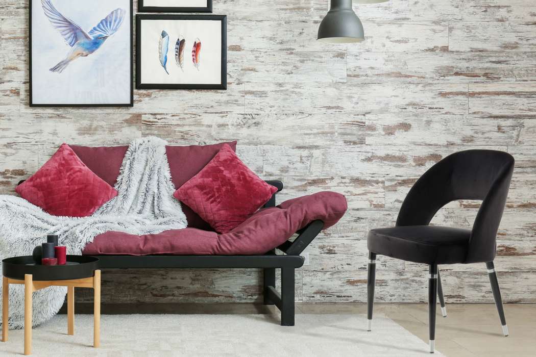 Chair Courtney Set of 2 Black / Silver - Afbeelding 3