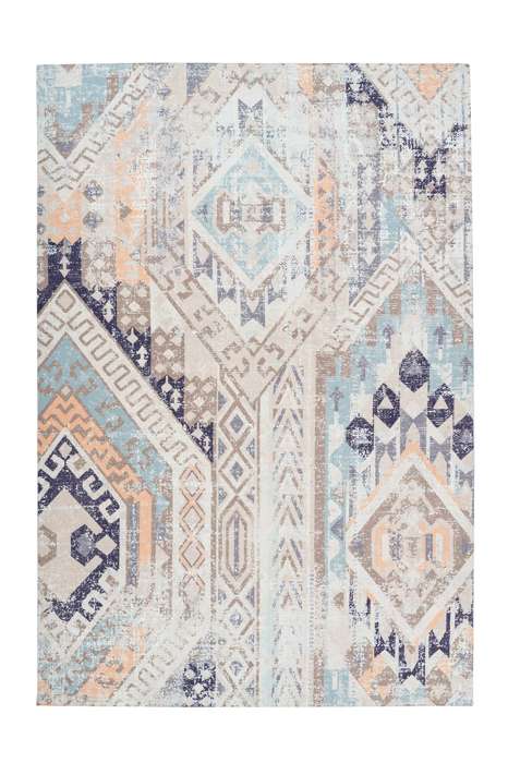 Indiana 200 multi/blauw 240x330cm