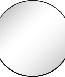 wandspiegel rond zwart