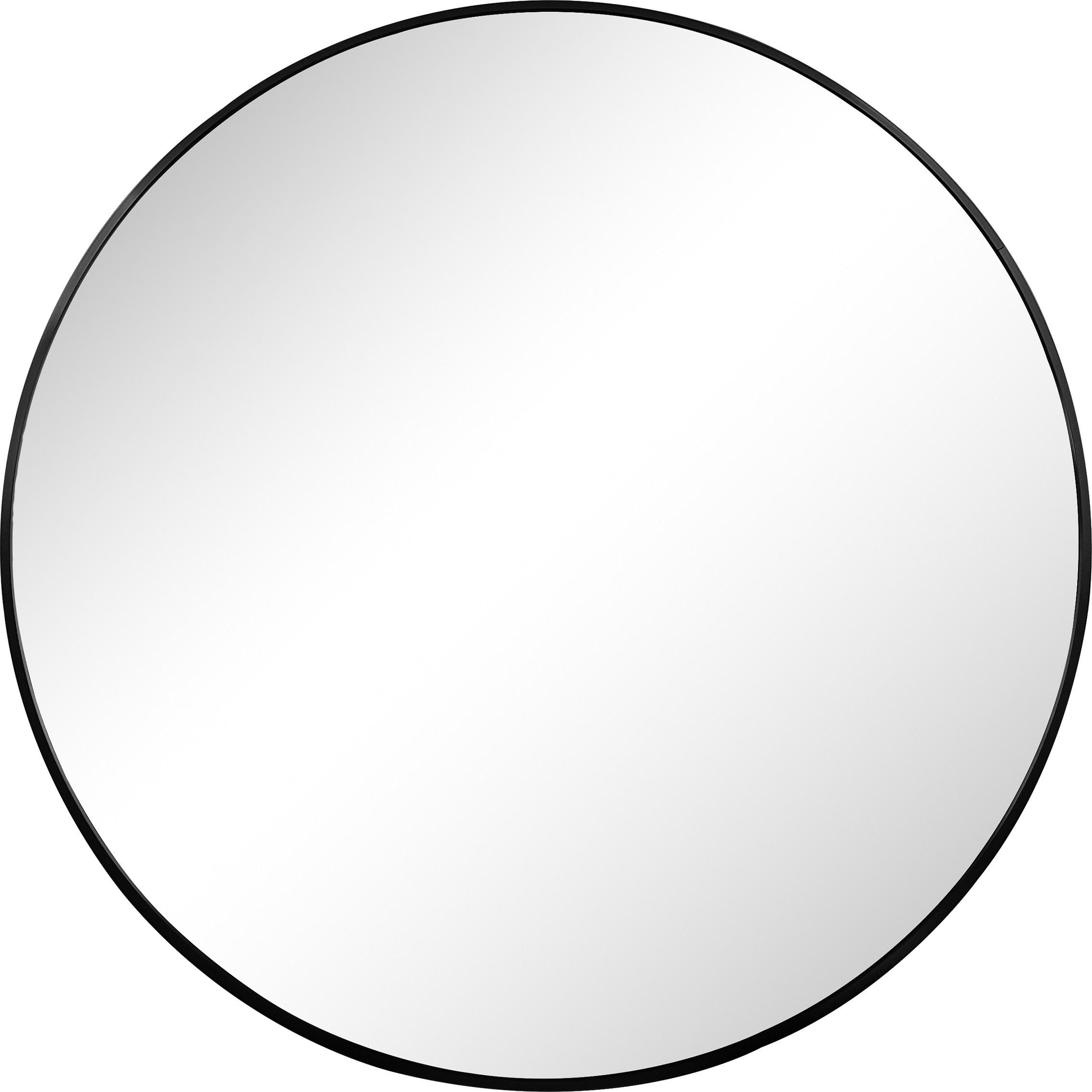 wandspiegel rond zwart