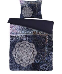 Dekbed Medley 100-GB multi / blauw 260cm x 220cm / 50cm x 75cm (2 Stk.)