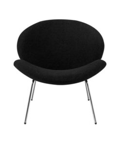 Alternative view of Jaden 125 Chair Set of 2 Black / Silver