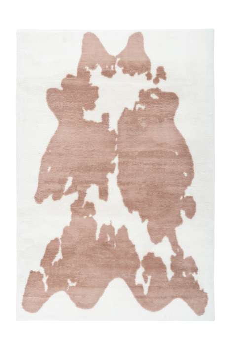 Rabbit Animal 500 taupe/wit 160x230cm