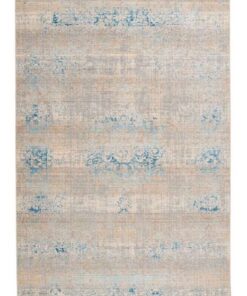 Baroque 300 grey/turquoise 120x170cm