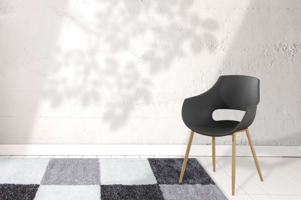 Stoel Alice 110 set van 4 zwart - Afbeelding 2