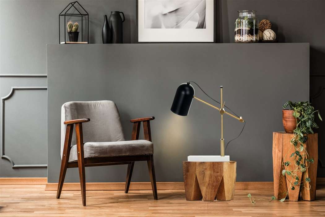 Lamp Spiro 110 Black/gold/white - Afbeelding 2