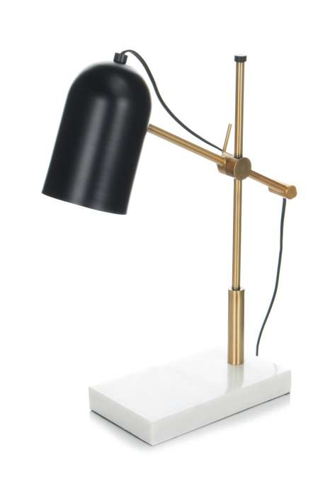 Lamp Spiro 110 Black/gold/white