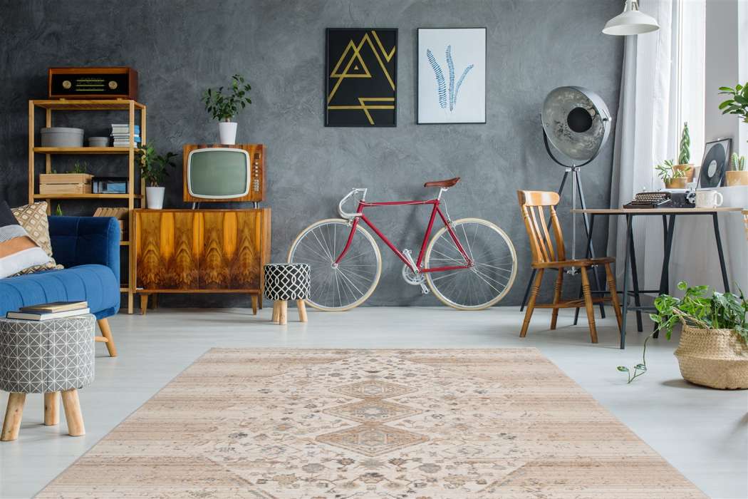 Baroque 1100 beige 120x170cm - Afbeelding 2