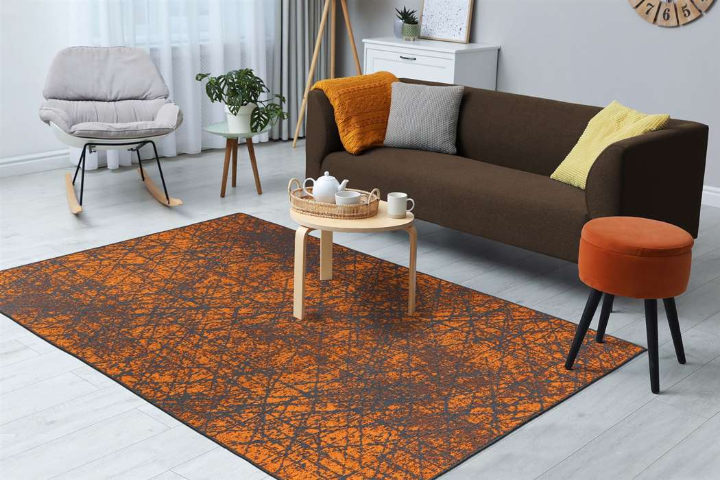 Kalevi 200 oranje 120x170cm - Afbeelding 2