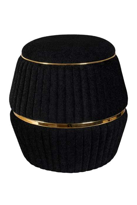 Stool Doric 235 Black / Gold - Afbeelding 2