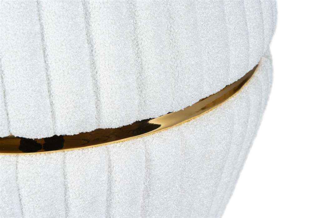 Stool Doric 235 White / Gold - Afbeelding 4