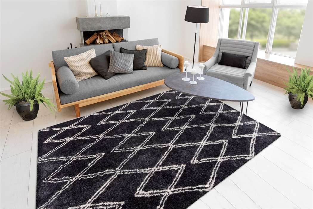 Orlando 325 antraciet 120x170cm - Afbeelding 2