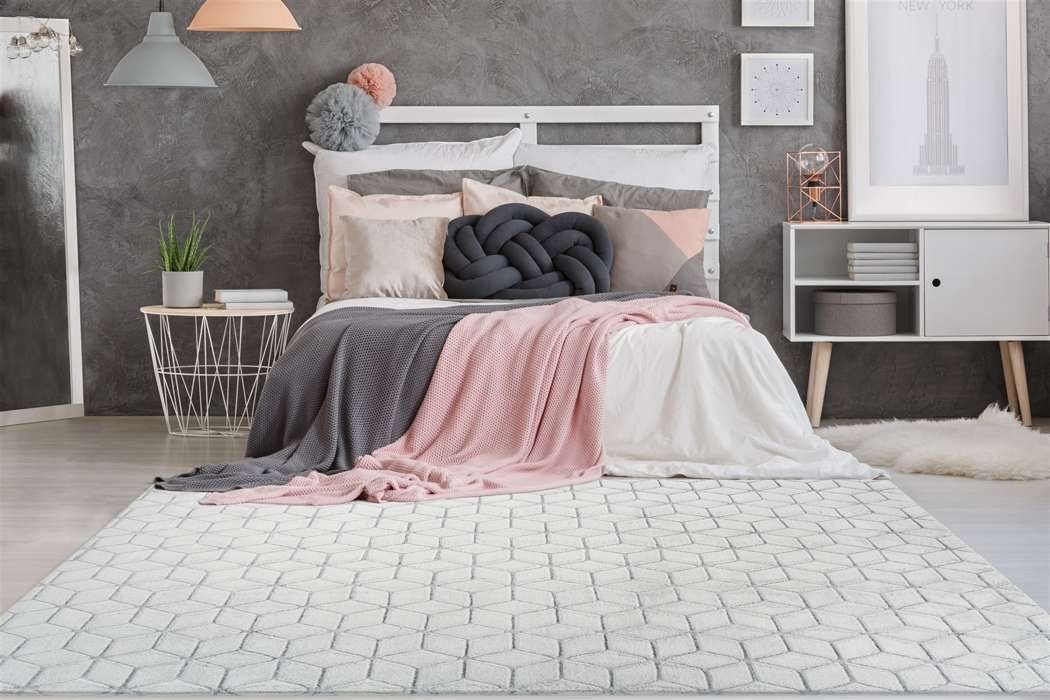 Vivica 125 wit/antraciet 120x160cm - Afbeelding 2