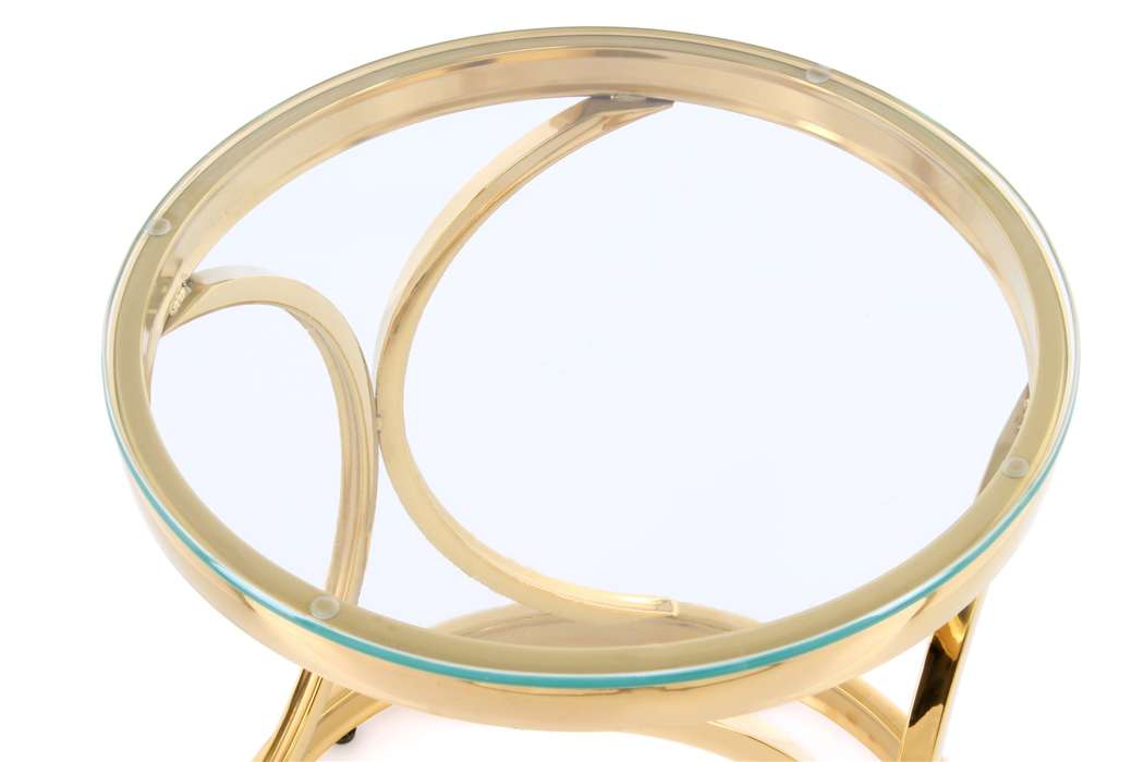 Sidetable Weyda 125 helder/goud - Afbeelding 3