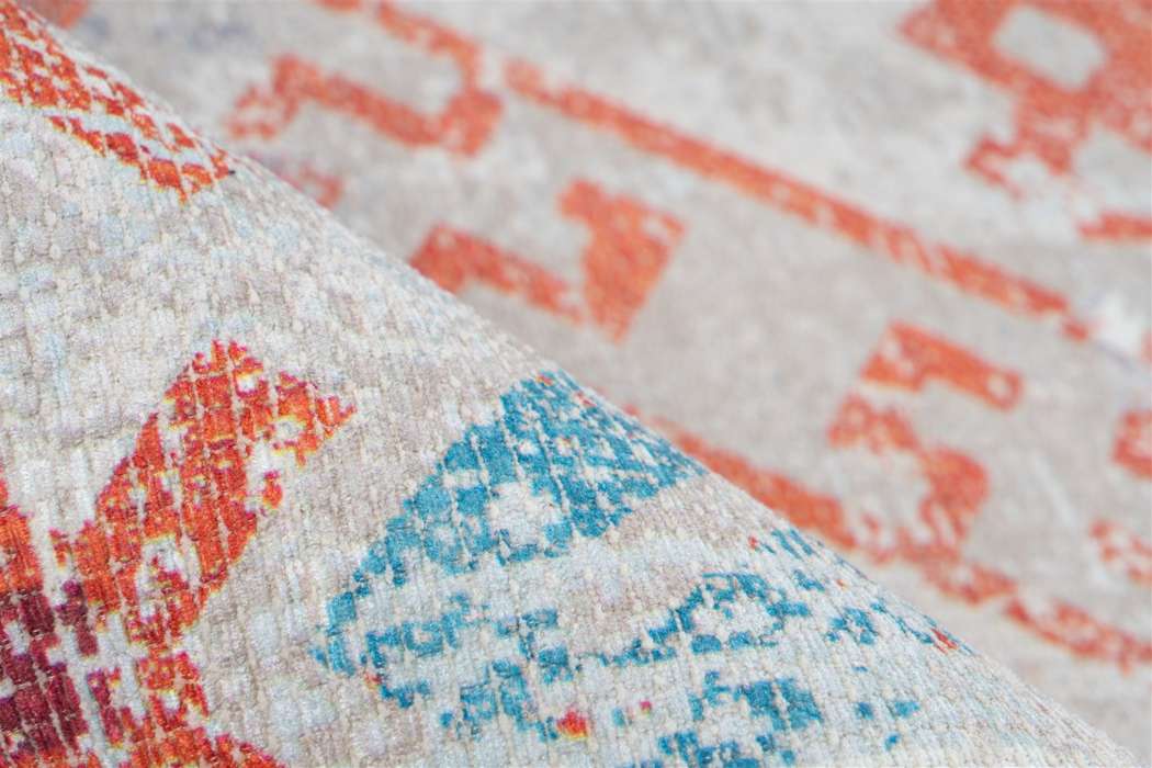 Indiana 200 multi/oranje 120x170cm - Afbeelding 3