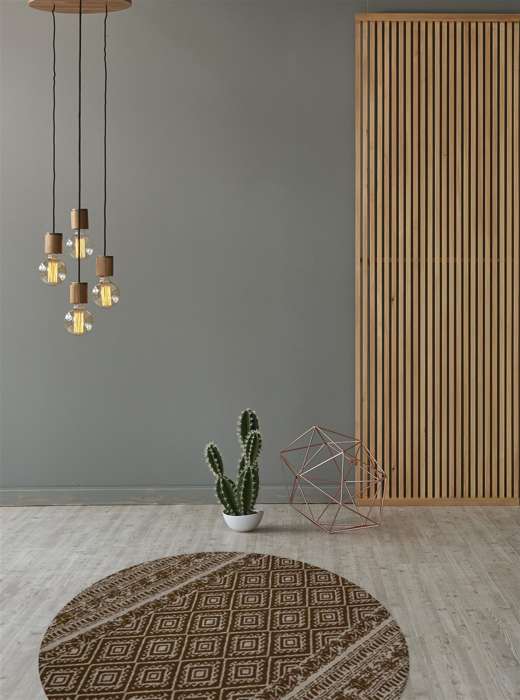 Sunny 110 bruin 120cm ROND - Afbeelding 2