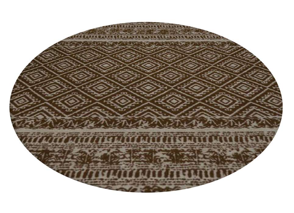 Sunny 110 bruin 120cm ROND - Afbeelding 4